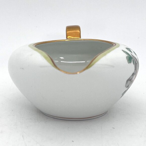 Noritake China Floral Gravy Boat Creamer Made In Japan Porcelain With Gold Trim - Picture 5 of 10